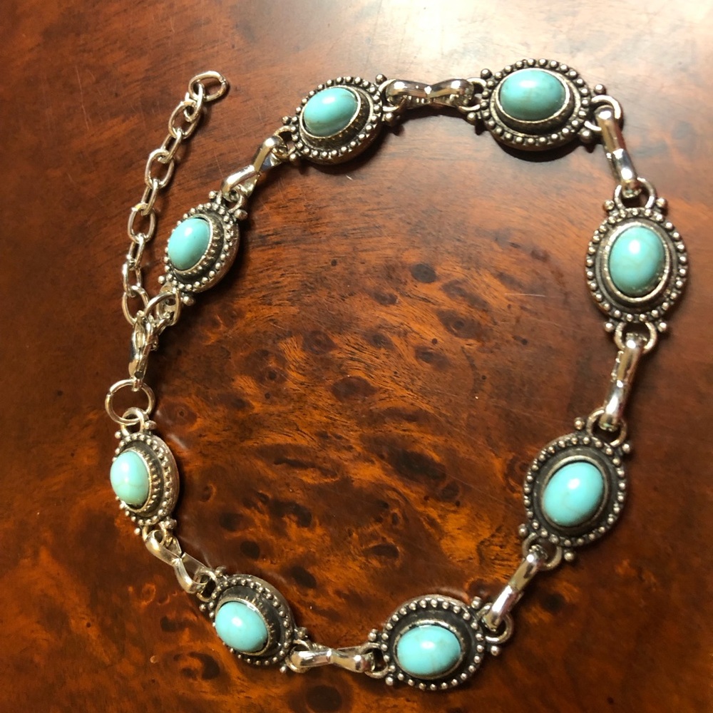 Turquoise Ankle Bracelet
